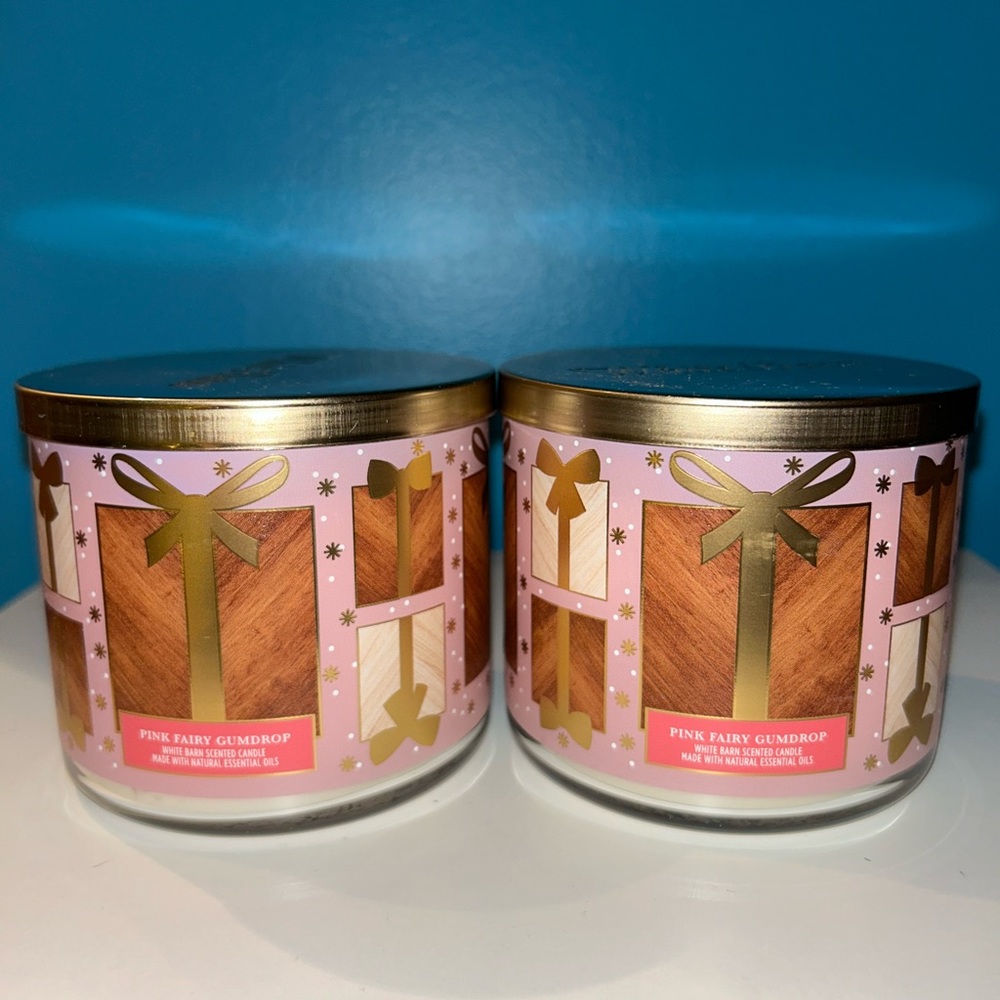 Bath and body works pink fairy gumdrop candle